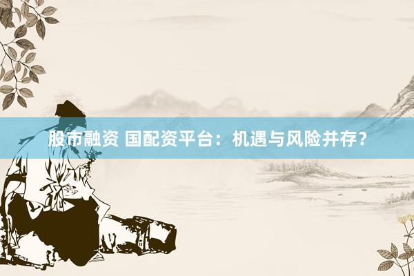股市融资 国配资平台：机遇与风险并存？