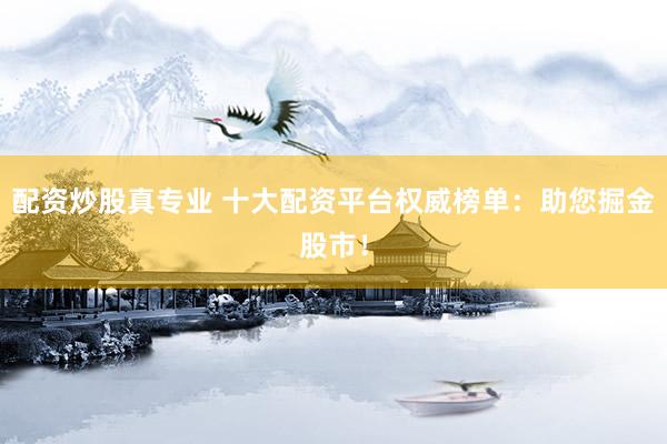 配资炒股真专业 十大配资平台权威榜单：助您掘金股市！