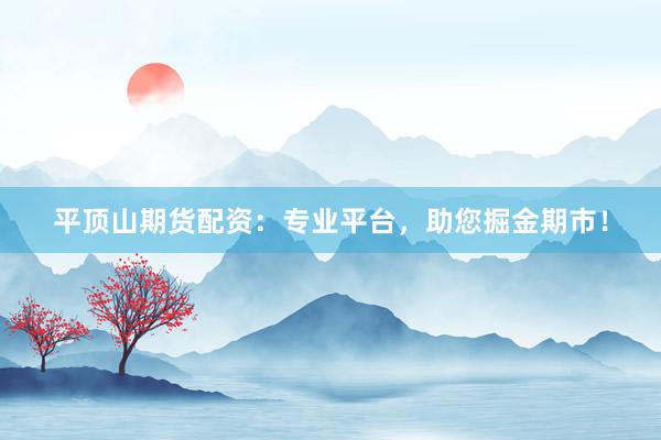 平顶山期货配资：专业平台，助您掘金期市！