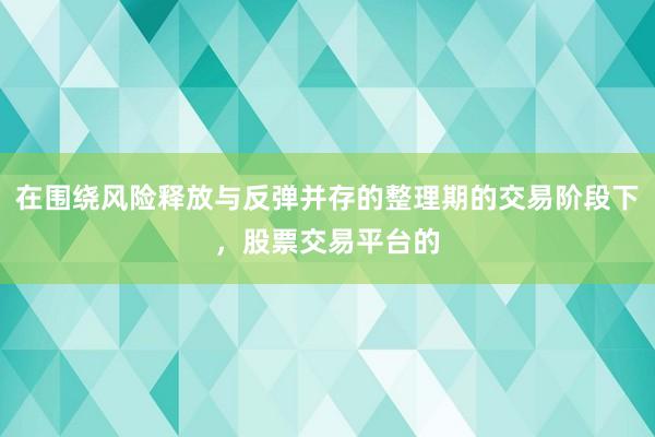 在围绕风险释放与反弹并存的整理期的交易阶段下，股票交易平台的