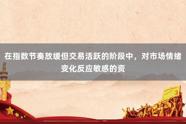 在指数节奏放缓但交易活跃的阶段中，对市场情绪变化反应敏感的资