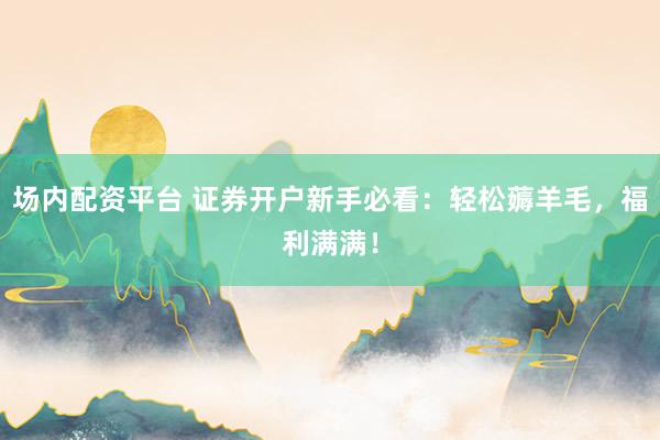 场内配资平台 证券开户新手必看：轻松薅羊毛，福利满满！