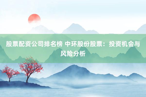 股票配资公司排名榜 中环股份股票：投资机会与风险分析